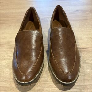 Indigo Road womens irhaisley brown leather loafer 7m NWT